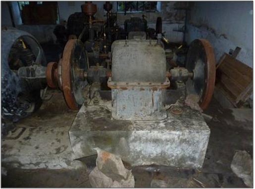 turbine et 2 volants d inertie